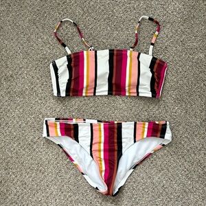 Kona Sol Striped Bikini